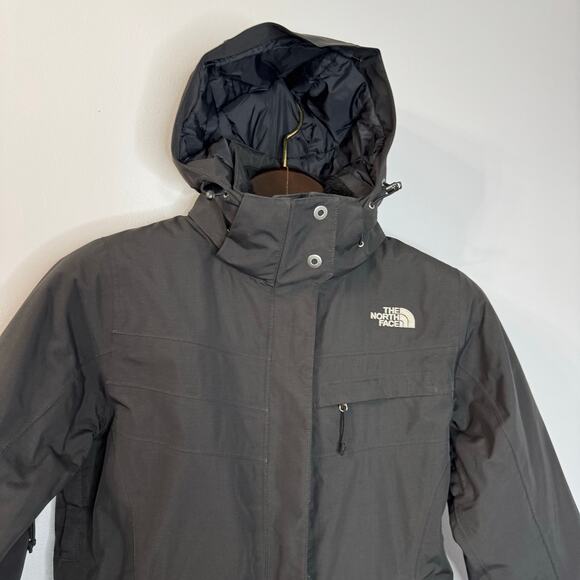 THE NORTH FACE Women's Inlux Insulated Hooded Jacket Hyvent Black Women's S - Picture 4 of 13